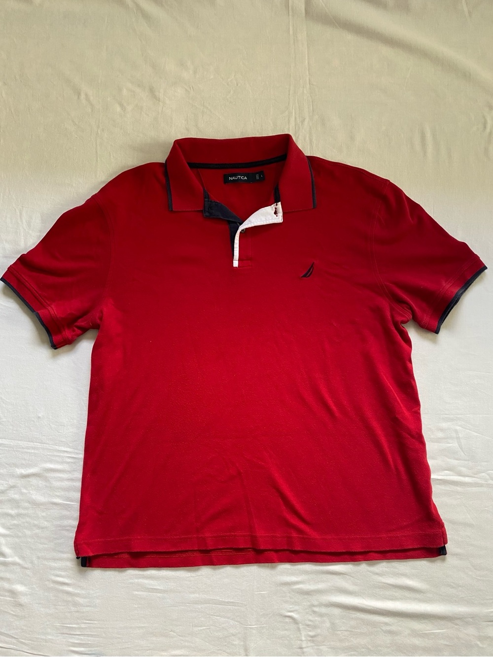 Nautica Men’s Red Polo - Size L